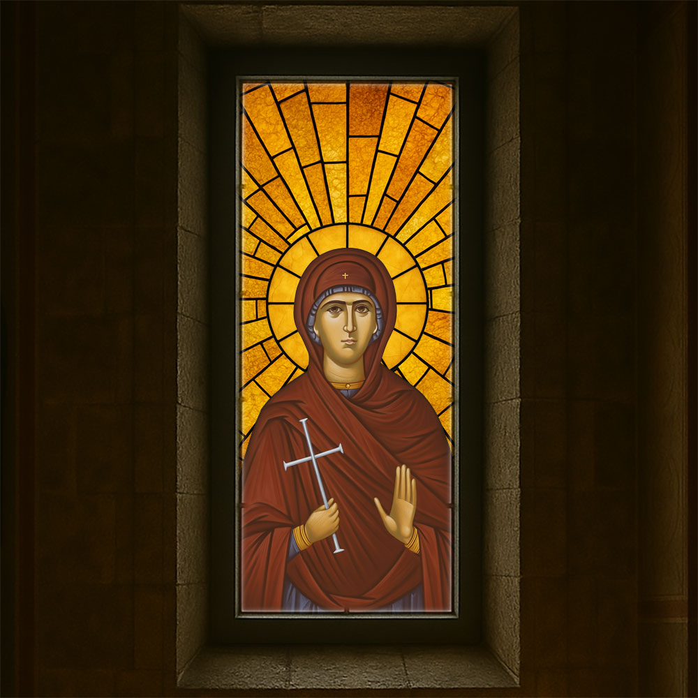 Vitralii icoane Sfânta Filotea VTRL-SF-01-GA