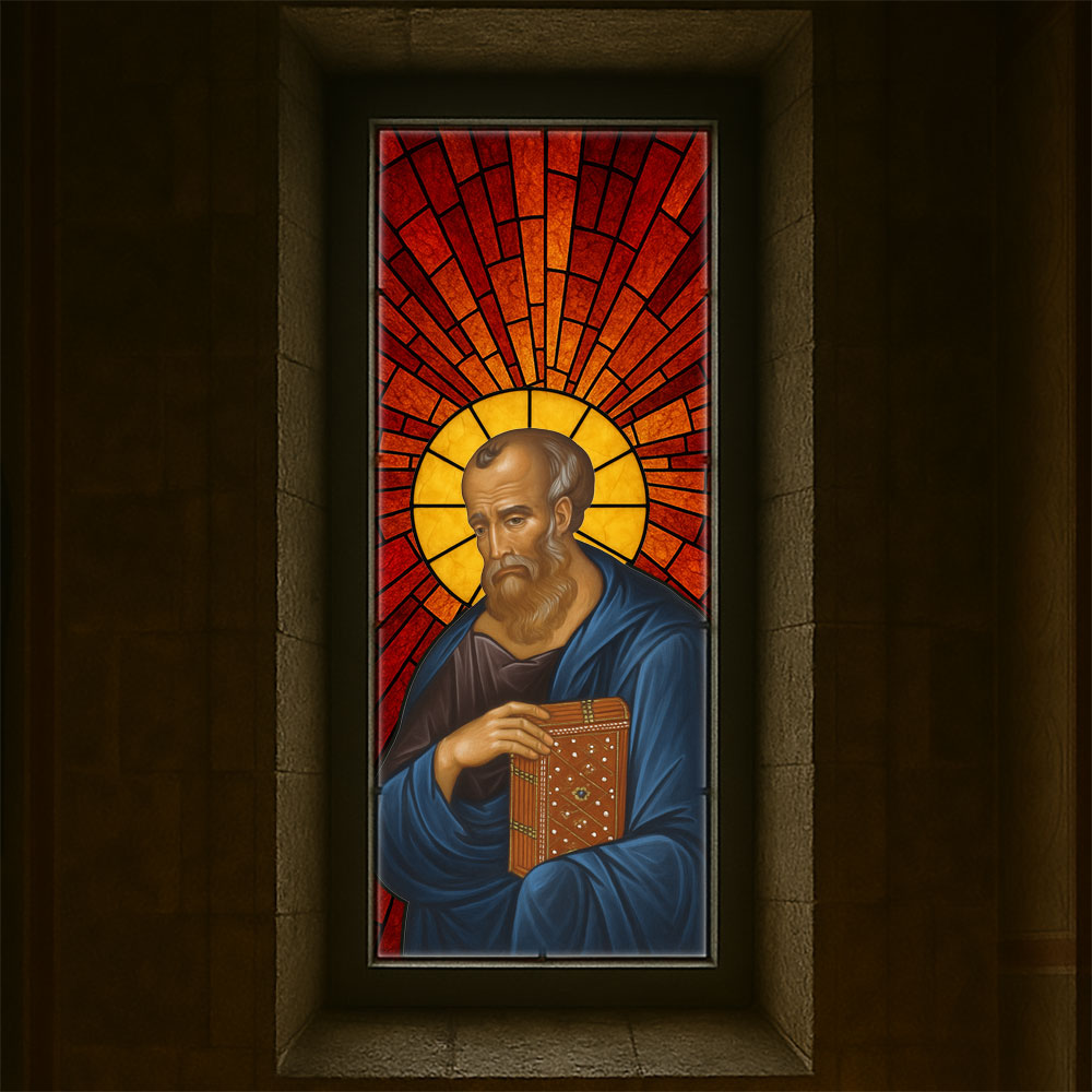 Vitralii icoane Sfântul Ioan Evanghelistul VTRL-SIE-01-R