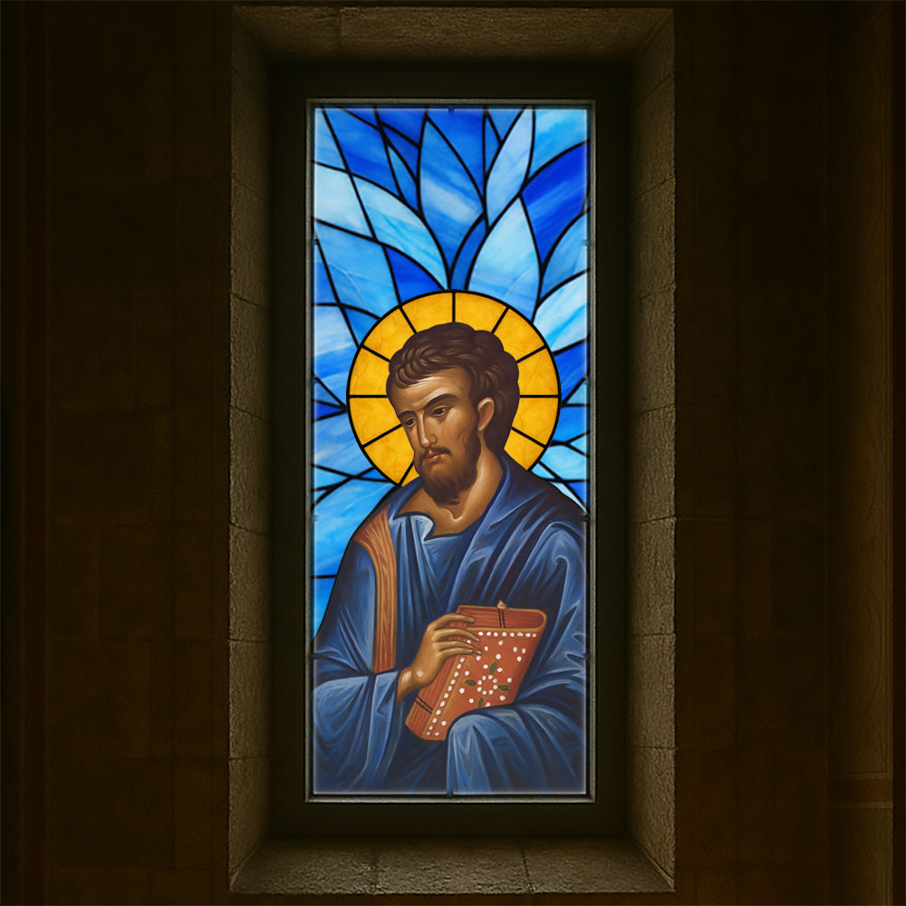 Vitralii icoane Sfântul Evanghelist Luca VTRL-SLE-01-A1