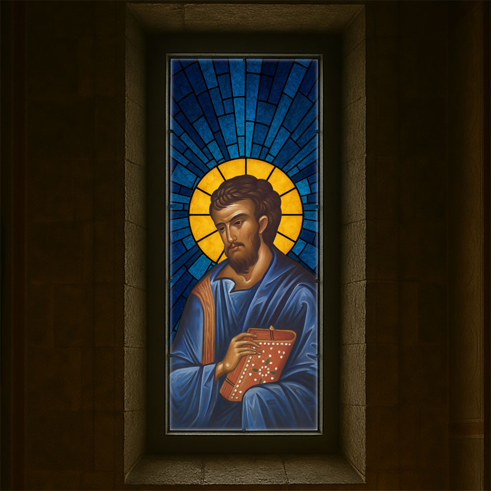 Vitralii icoane Sfântul Evanghelist Luca VTRL-SLE-01-A2