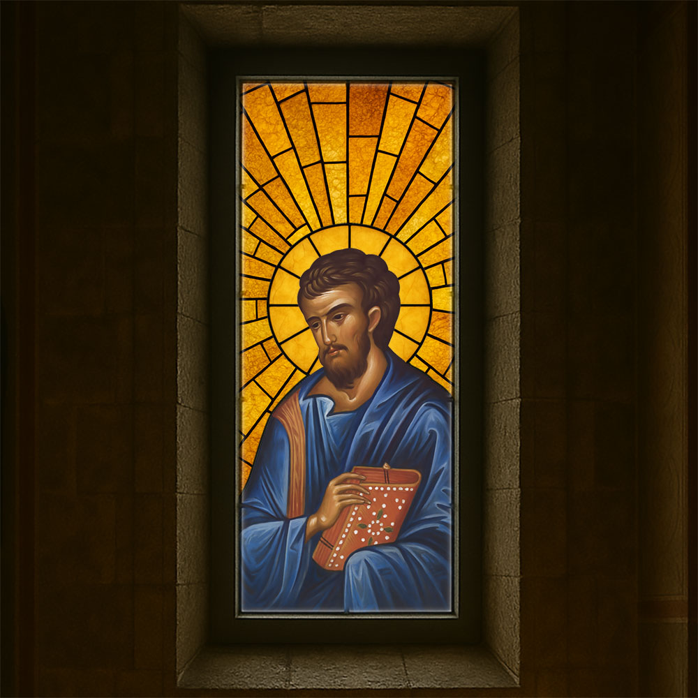 Vitralii icoane Sfântul Evanghelist Luca VTRL-SLE-01-GA