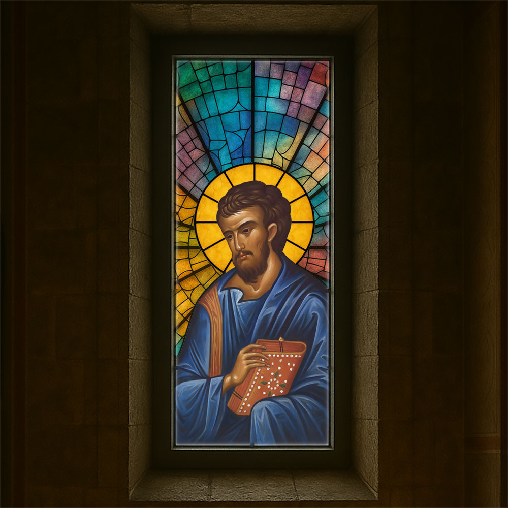 Vitralii icoane Sfântul Evanghelist Luca VTRL-SLE-01-MC1