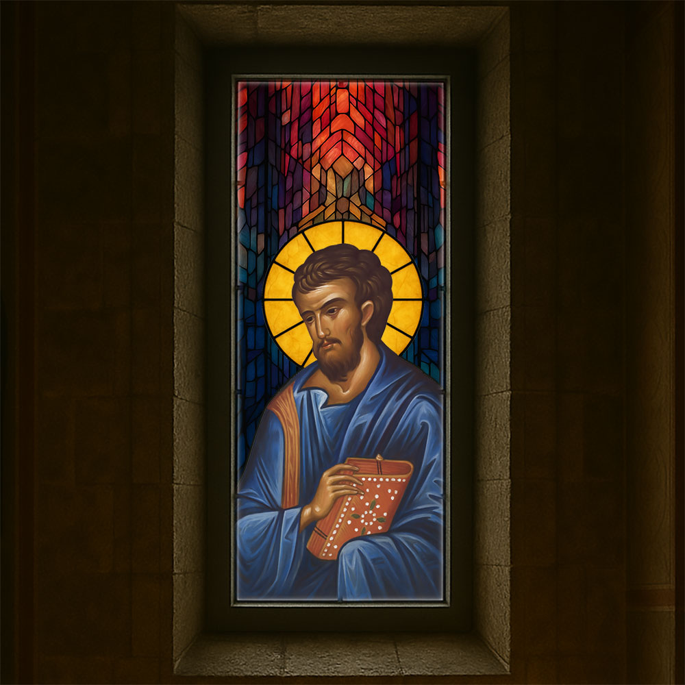 Vitralii icoane Sfântul Evanghelist Luca VTRL-SLE-01-MC2
