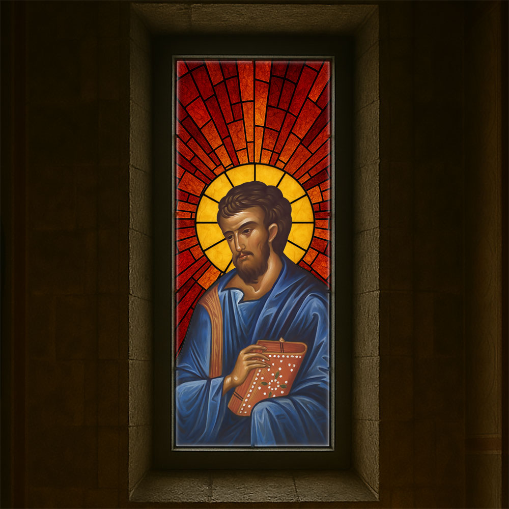 Vitralii icoane Sfântul Evanghelist Luca VTRL-SLE-01-R
