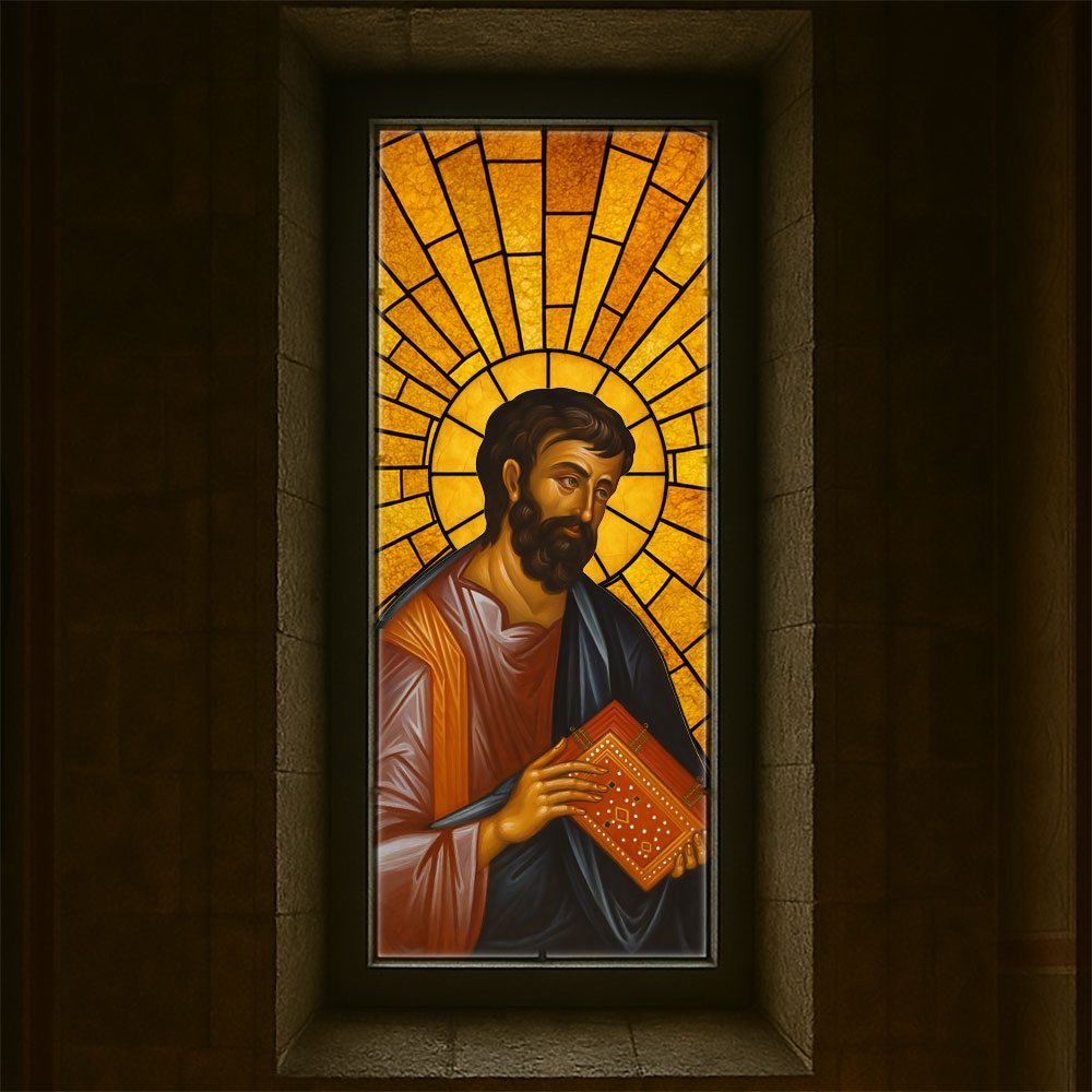Vitralii icoane Sfântul Evanghelist Marcu VTRL-SME-01-GA