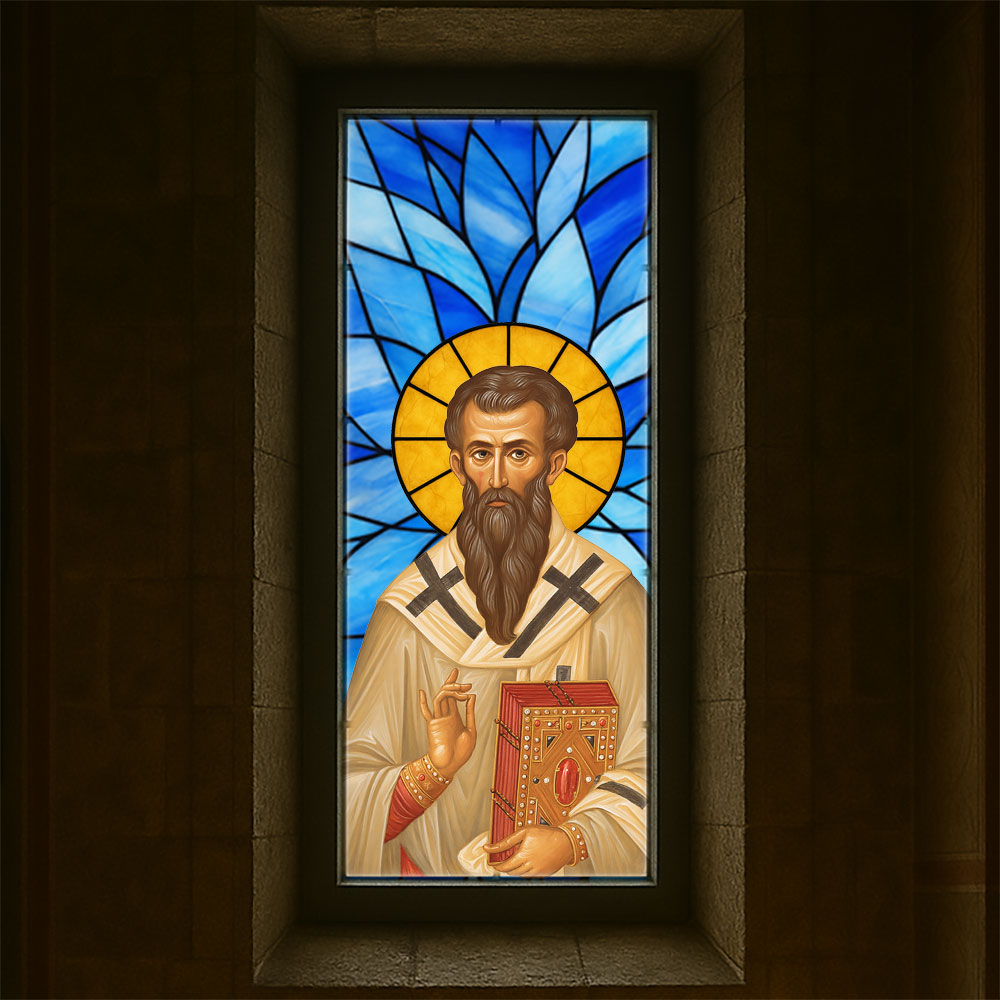 Vitralii icoane Sfântul Vasile VTRL-SV-01-A1