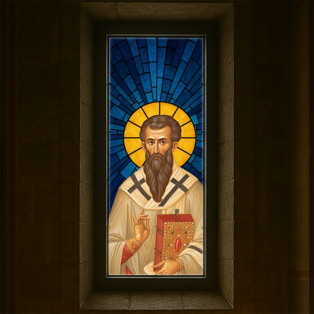 Vitralii icoane Sfântul Vasile VTRL-SV-01-A2