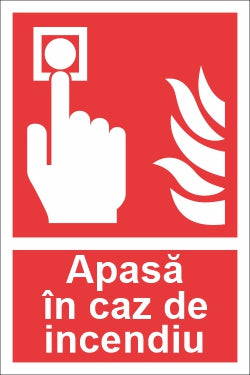 Apasă în caz de incendiu SPMFP-16