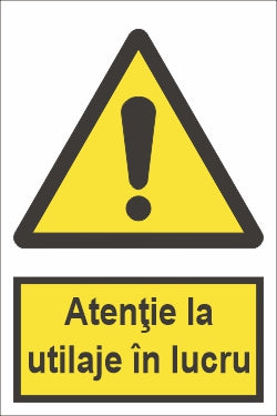 Atenție la utilajele în lucru SPMAP-86