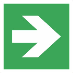 Ieșire de urgență săgeată dreaptă SPMSS-7