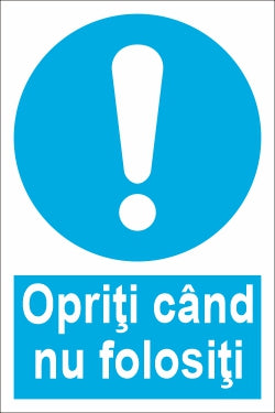 Opriți când nu folosiți SPMOP-30