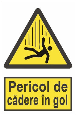 Pericol de cădere în gol SPMAP-75