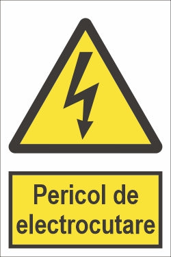 Pericol de electrocutare SPMAP-25