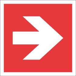 Săgeată direcție evacuare incendiu SPMFS-1