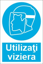 Utilizați viziera de protecție SPMOP-9