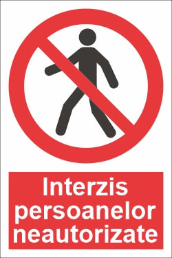 Accesul interzis persoanelor neautorizate SPMIP-13