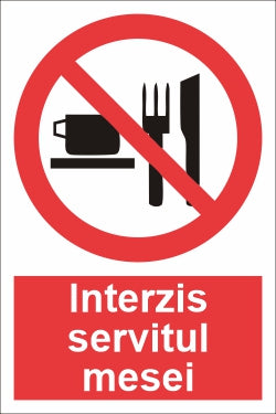 Interzisă servirea mesei SPMIP-29