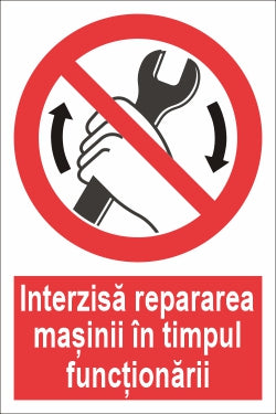 Interzisă repararea în timpul funcționării SPMIP-21