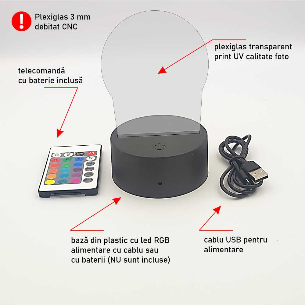 Lampă led Maica Domnului LLP-03