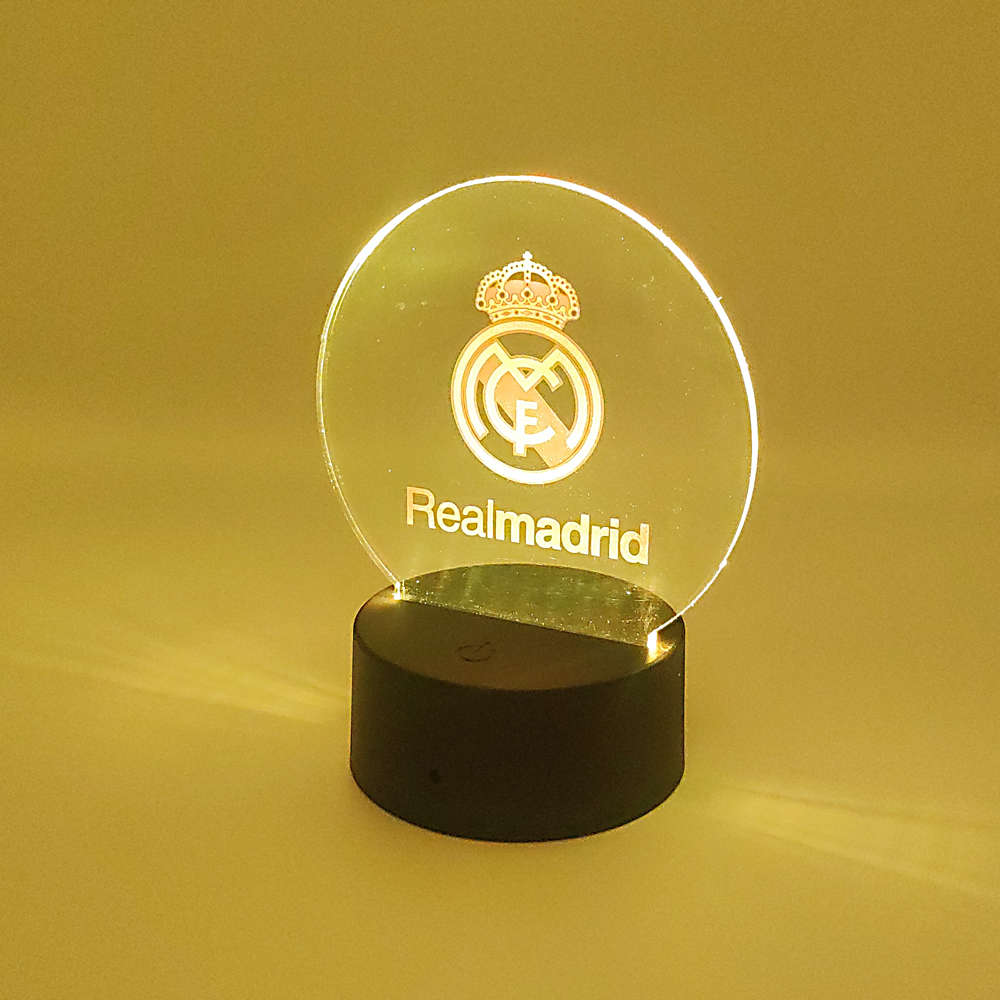 Lampă led personalizată Real Madrid LLP-01
