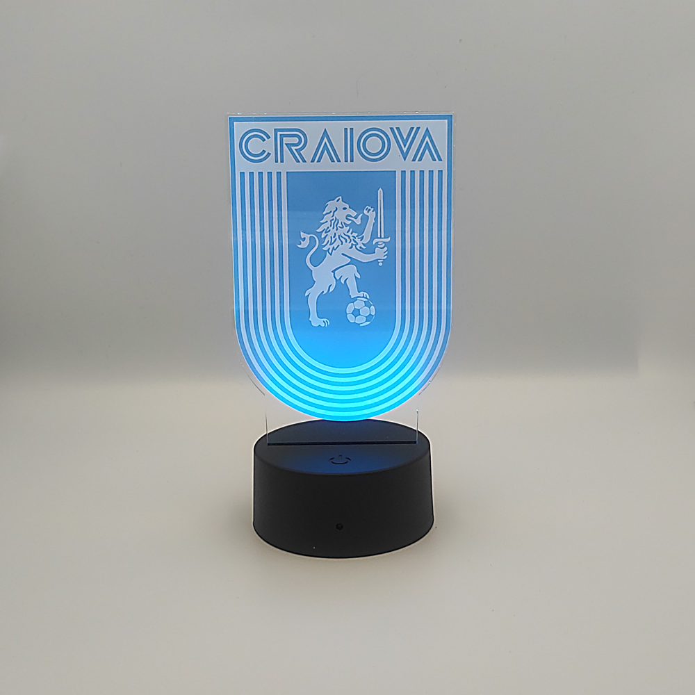 Lampă led personalizată Universitatea Craiova LLP-01