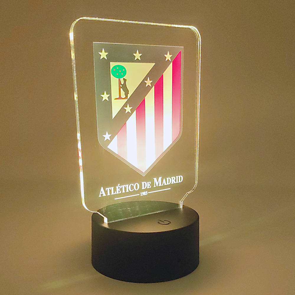 Lampă led personalizată Atletico de Madrid LLP-01