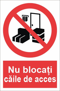 Nu blocați căile de acces SPMIP-31