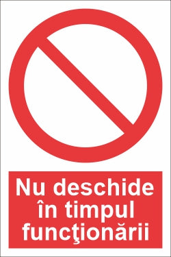 Nu deschide în timpul funcționării SPMIP-38