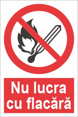 Nu lucra cu flacără SPMIP-4