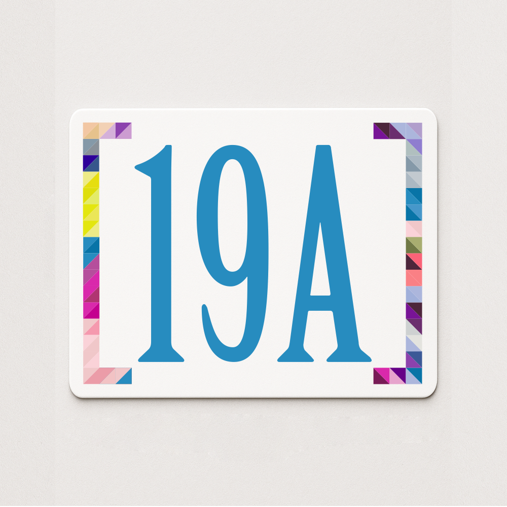 Placă număr casă personalizat 18 x 14 cm SC1814-T13