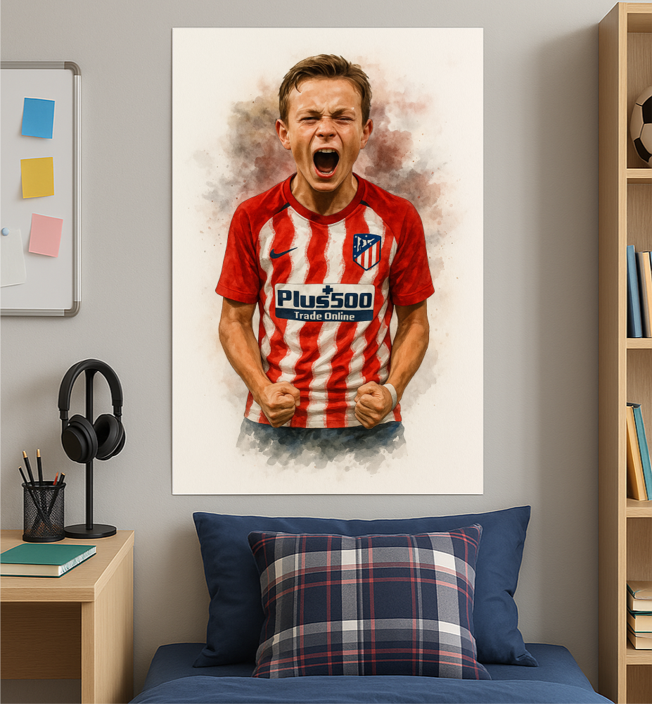 Cadou personalizat poster cu imaginea ta 60 x 84 cm PFP6084-T1