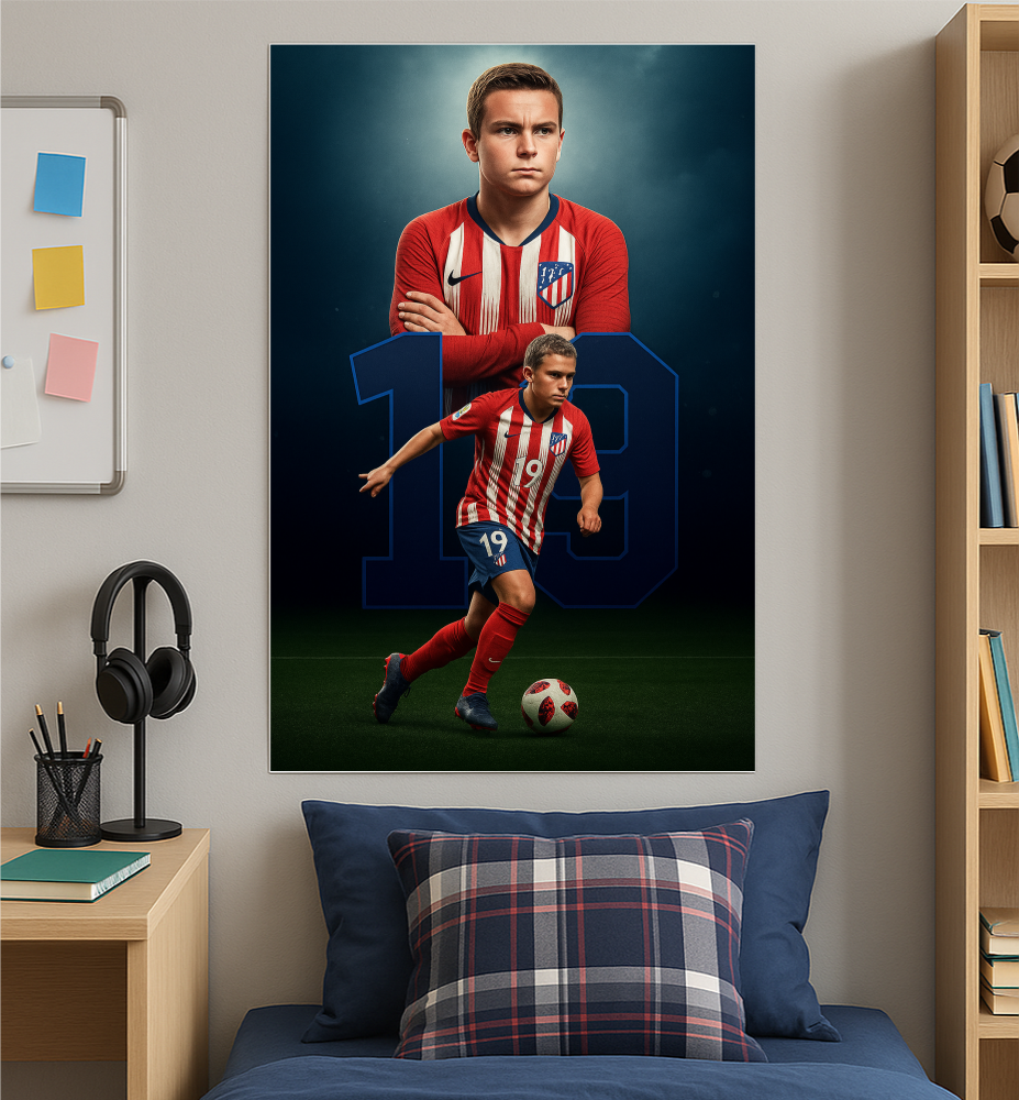 Cadou personalizat poster cu imaginea ta 60 x 84 cm PFP6084-T2