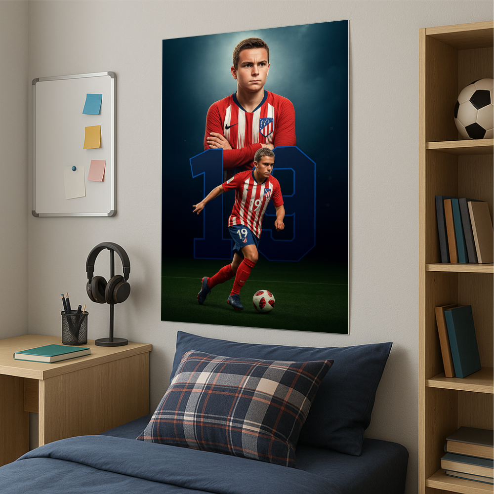 Cadou personalizat poster cu imaginea ta 60 x 84 cm PFP6084-T2
