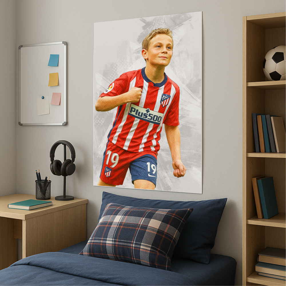 Cadou personalizat poster cu imaginea ta 60 x 84 cm PFP6084-T3
