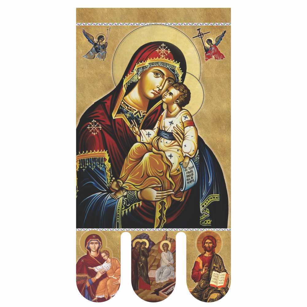 Steag bisericesc (prapor liturgic) Maica Domnului - Învierea Domnului PRLI-MDIN