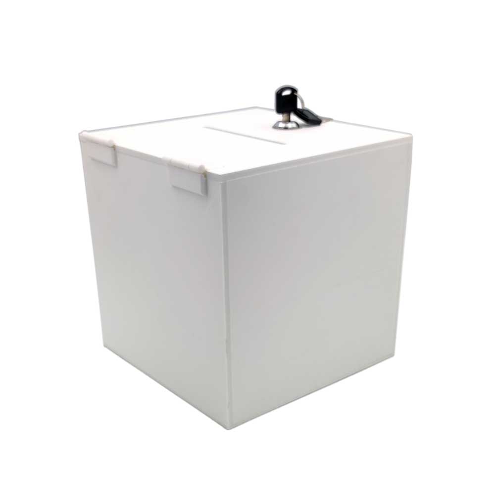 Urnă donatii opacă PVC 30 x 30 x 30 cm UF303030